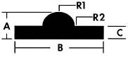 Center Dome Seal without Tabs on Legs