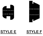 Rubber Grommets — Styles E & F