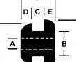 Molded Rubber Grommet E & F