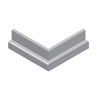 Block & Tail — Vertical Outside Block Corner