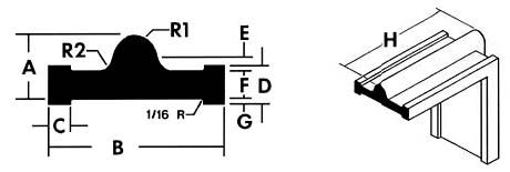 Center Dome Seal — Vertical 90⁰ Corner